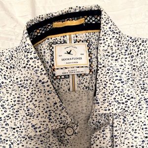 Denim & Flower Slim Fit Men’s Buttoned Down Shirt